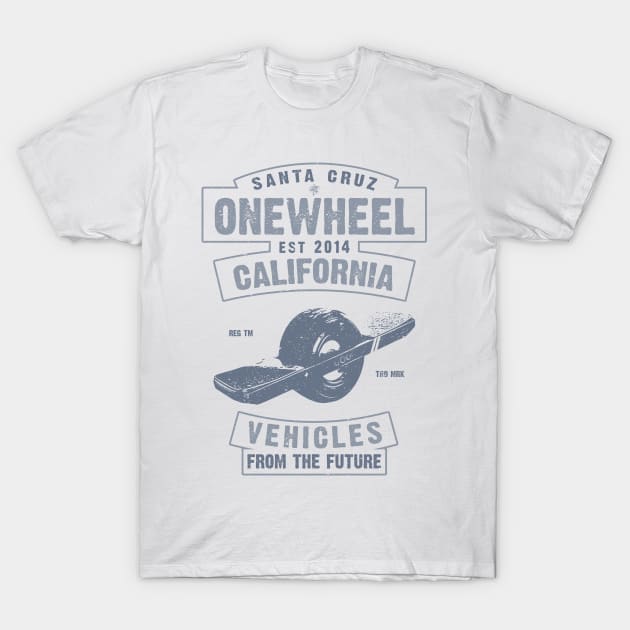 Onewheel Santa Cruz California T-Shirt by JakeRhodes